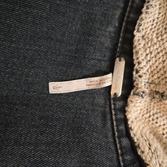 Free People Denim hoodie jacket - Picture 4 of 4